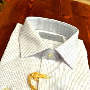 Chemise Rayée Élégante – Conception Italienne