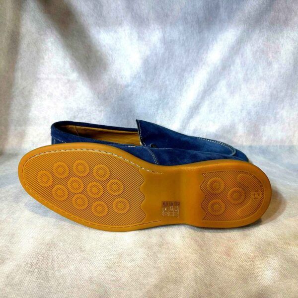 Mocassins en Daim Bleu Marine pour Homme - Image 3