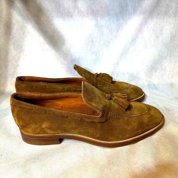 Mocassins en daim avec pampilles pour hommes - Style raffiné