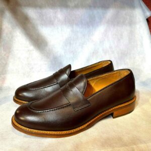 Mocassins en cuir marron pour hommes – Élégance intemporelle