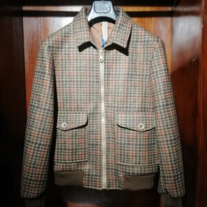 Veste en Laine Pied-de-Poule Classique