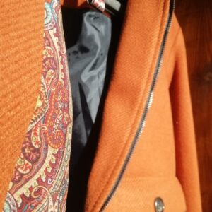Veste Orange en Laine