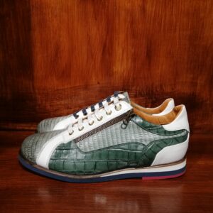 Sneakers Vertes Texturées
