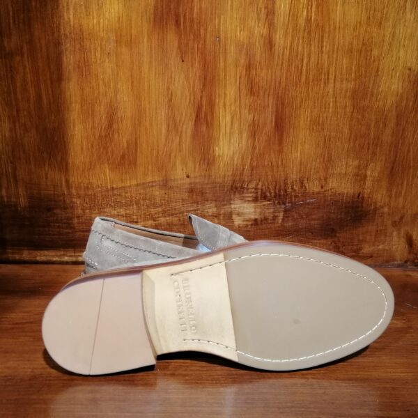 Mocassins Gris en Suède - Image 3