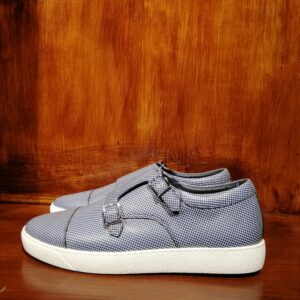 Baskets Gris à Motifs avec Boucles pour Homme
