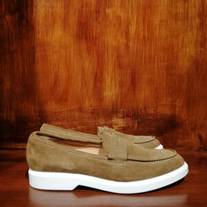Mocassins en Suède Marron Clair