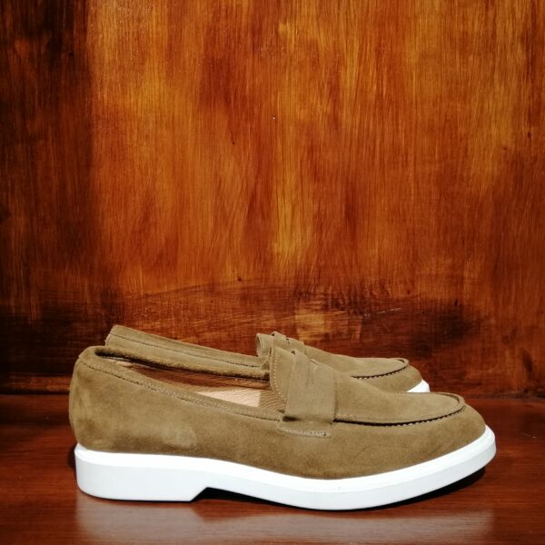 Mocassins en Suède Marron Clair