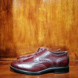 Richelieu en Cuir Bordeaux