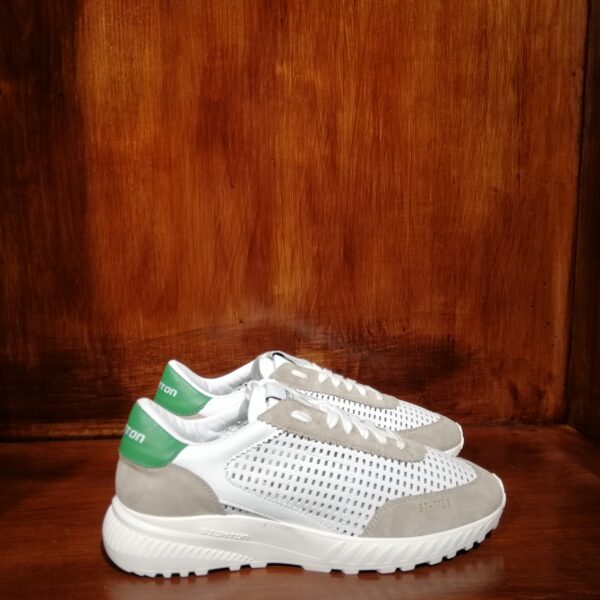 Baskets en Cuir Blanc et Suède – Modèle ST-71TT - Image 2