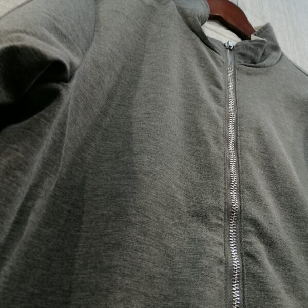 Veste sportive double face grise – Image 3