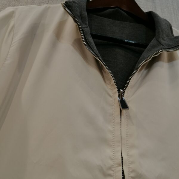 Veste sportive double face grise – Image 6