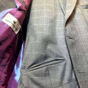 Costume à Carreaux Gris SARTORIANO